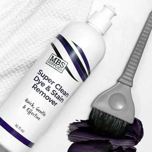 Super Clean Dye & Stain Remover ? Gentle 16 oz Formula for Hair Color Stains on Skin & Hair | pH Balanced & Sensitive Skin Safe