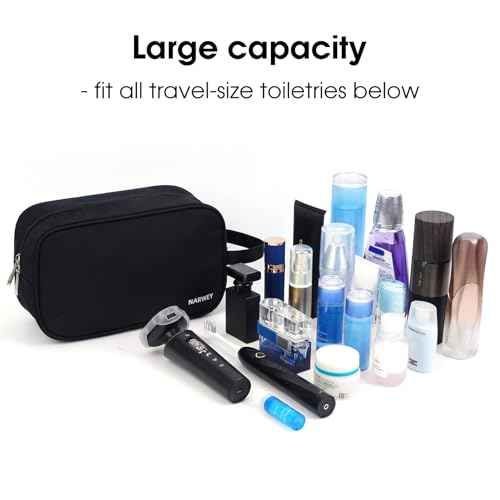 Narwey Travel Toiletry Bag for Women Traveling Dopp Kit Men Travel Bag for Toiletries Cosmetic Bag Makeup Bag Medicine Bag for Traveling