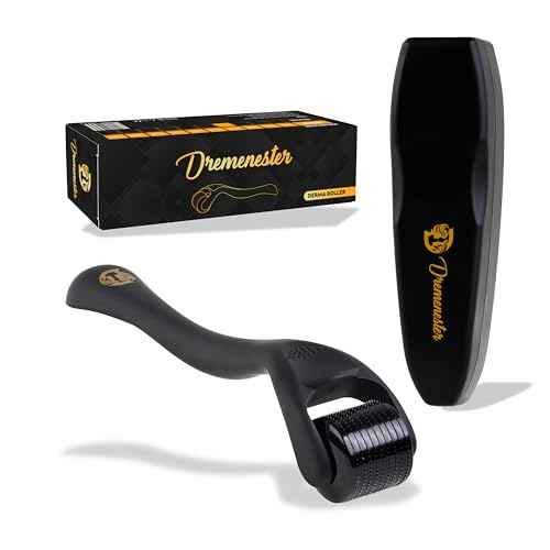 Derma Roller for Body, Hair and Sculp, 540 Titanium Microneedle Dermal Skincare, Microneedling Roller for Men and Women with Storage Case