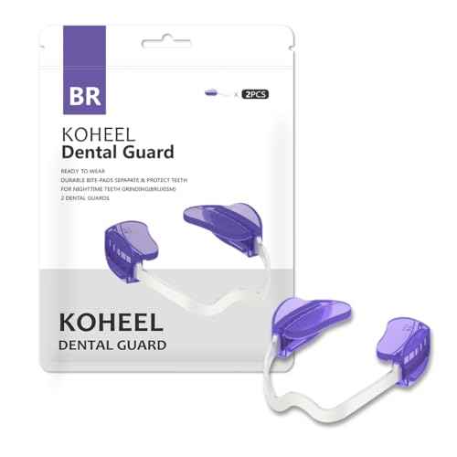 KOHEEL Adjustable Mouth Guard for Teeth Grinding and Clenching, No Boiling Night Guard, Stop Bruxism Dental Guard (2 Count)