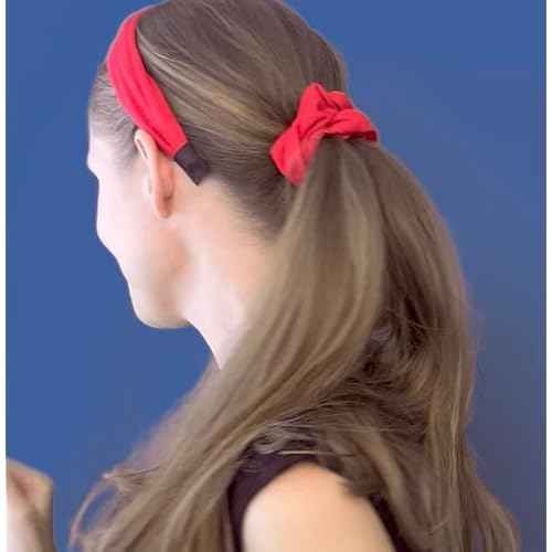 Red Headbands and Scrunchies for Women and Girls (Red Hairband)