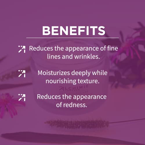 Alchimie Forever Kantic+ Nourishing Cream | Ultra-Nourishing Facial Cream with Jojoba, Vitamin E, European Blueberries and Grape Seeds | Reduces Redness and Deeply Moisturizes | 1.7 fl oz