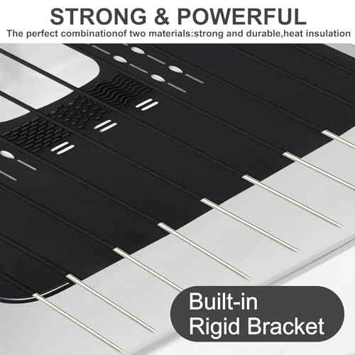 Sink Foldable Cover for Counter Space - Makeup Brush Cleaning Mat - Bathroom Makeup Tools Organizer Space Saver Bathroom Sink Silicone Cover