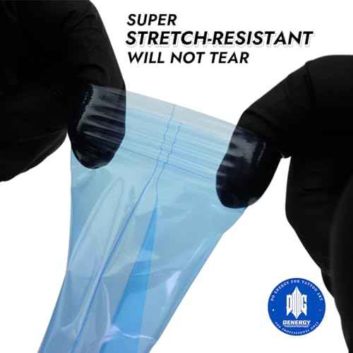 200pcs Machine Pen Covers with Grip Wraps, Denergy 2.4¡¿7" Tattoo Machine Covers with 3pcs Tattoo Grip Wrap Combination for Tattoo Pen Machine, Professional Tattoo Supplies Accessories