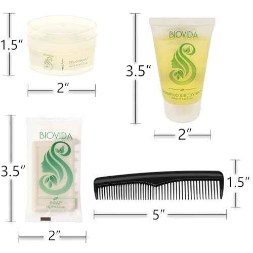 Moda West 24 Hygiene Kits - Bulk Case of Wholesale Basic Toiletry Kits for Men, Women, Travel, Charity 9 Pc Kit