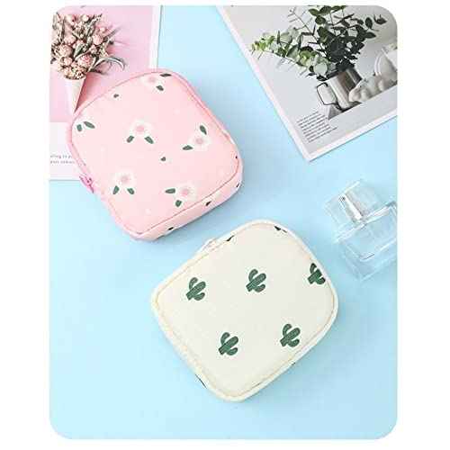 2PCS Mini Makeup Bag,Cute Pocket Cosmetic Bag,Portable Small Make Up Bags for Women,Travel Cosmetic Bag Small Makeup Pouch,Mini storage bag for Sanitary pad,coin,lipstick,jewelry