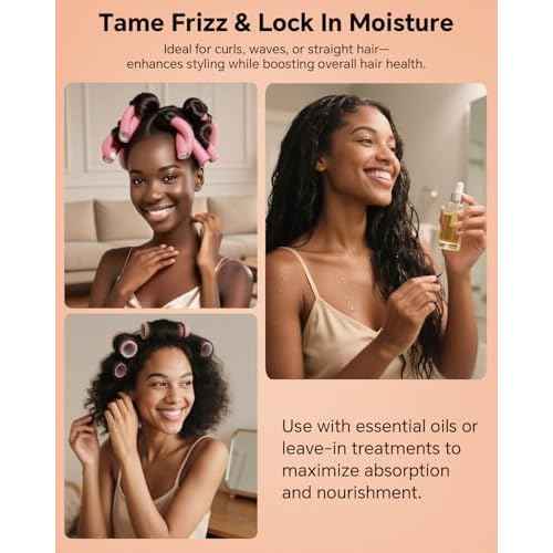 Hair Dryer Bonnet Attachment ? 28.5" XL Hooded Dryer Cap for Faster Drying & Deep Conditioning, Extra-Large Space Fits Thick, Curly Hair & Styling Tools (Black, Extra Large)