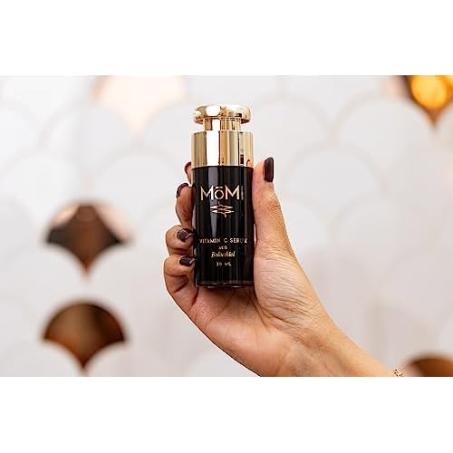 M?MI Vitamin C Serum with Bakuchiol. Brightening, firming, helps with hyperpigmentation. Contains 20% THD Ascorbate, HA, Ferulic Acid, Vitamin E and Bakuchiol,