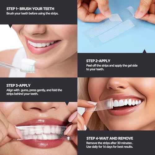 Teeth Whitening Strips, 14-Day Treatments Clinically Proven for Visible & Affordable Teeth Whitening, Enamel Care Whitening, Reduced Sensitivity Formula, Coconut.