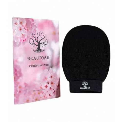 Korean Exfoliating Mitt for Shower - Exfoliating Glove Body Scrubber - Skin Exfoliator & Dead Skin Remover (1 Pack)