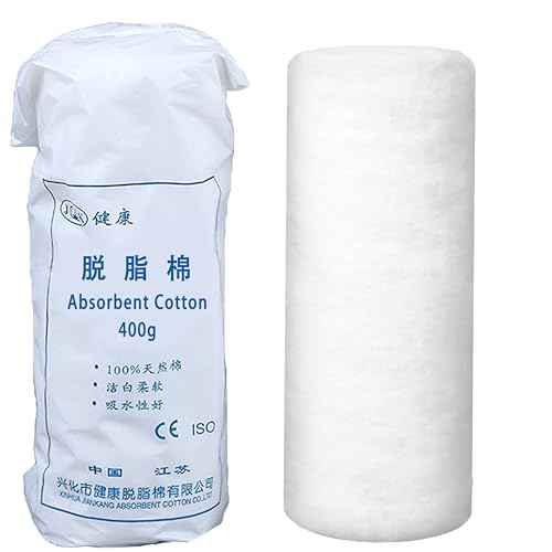 400g White Pure Cotton Roll, Absorb Well, Super Soft,Multipurpose for Makeup Removal,Wound Care£¬Applying Lotion or Powder,Nail Polish, Beauty Baby Care Pure Cotton Rolls£¬for Everyday Household Use