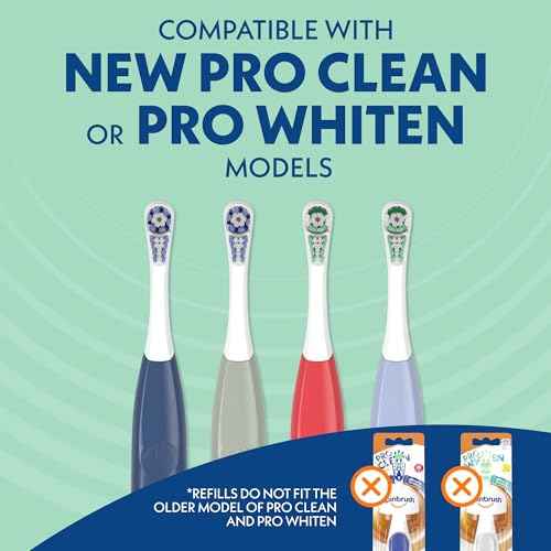 Spinbrush New PRO Clean Replacement Heads, Electric Toothbrush Refills, Soft Bristles, 2 Count