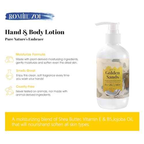 ROMIIE ZOI Cape Cod Golden Sands Hand & Body Lotion - Island Breeze Essence, 236ml (8 fl oz)