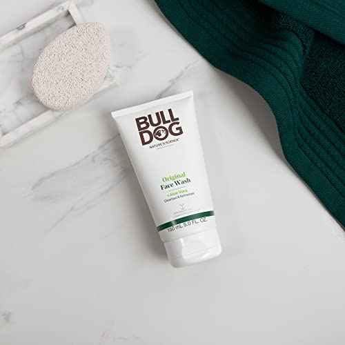 BULLDOG Mens Skincare and Grooming Original Full Face Kit with Moisturizer, Face Wash & Face Scrub