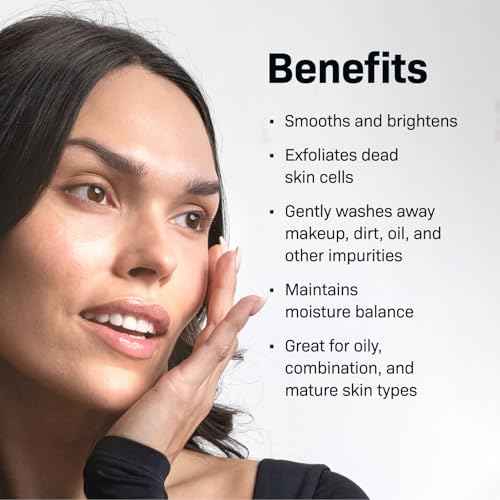 Revision Skincare Brightening Facial Wash, Exfoliating Face Cleanser with Vitamin C and Vitamin E