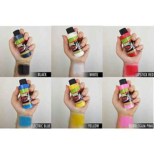 ShowOffs Body Art ProAiir Temporary Tattoo Ink Starter Pack - Alcohol Based, 30ml Bottle