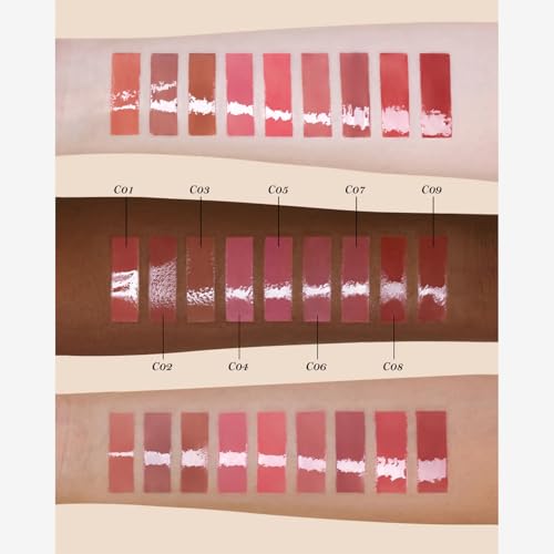 Flower Knows Butterfly Cloud Collar Glossy Lipstick,Hydrating Solid Lip Gloss,Moisturizing Pink Tinted Lip Balm,Long Lasting Lip Gloss in Balm for Girls&Women,Vegan & Cruelty-Free(C06 Cardamom)