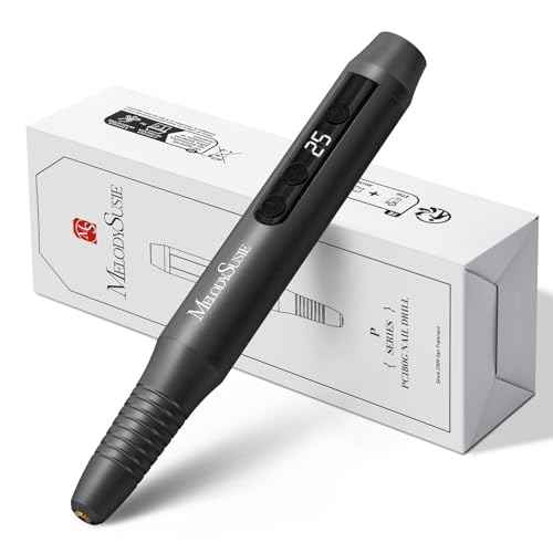 MelodySusie Cordless Nail Drill, PC180G 25,000RPM Rechargeable Electric Nail File with Nail Drill Bits,Sanding Bands