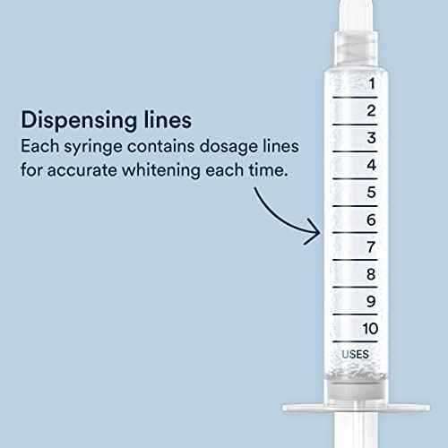 Auraglow 44% Teeth Whitening Gel Syringe Refill Pack, 44% Carbamide Peroxide, (3X) 5ml Syringes, 30 Whitening Treatments