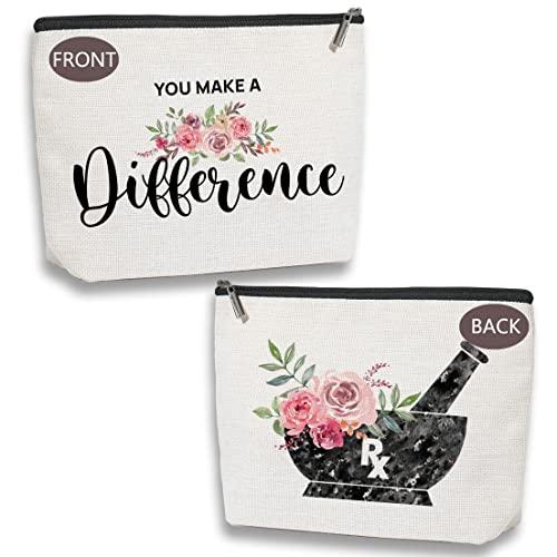 Pharmacist Gift For Women Pharmacist Graduation Gift Doctor Of Pharmacy Gift Makeup Bag Travel Toiletry Makeup Organizer Zipper Pouch