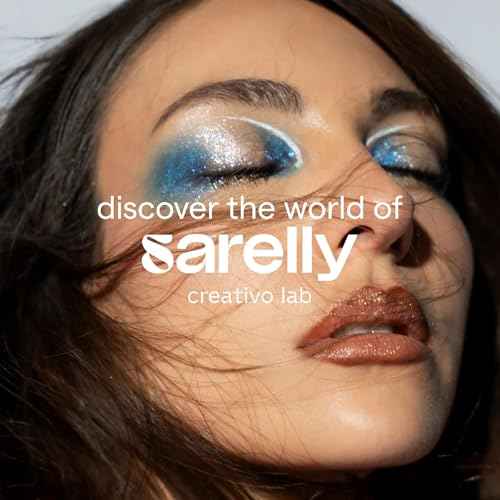 SARELLY, La Mil Sombras Palette, 8 Shades & 4 Finishes, with Mirror and Makeup Brush, Sarelly Creative Lab