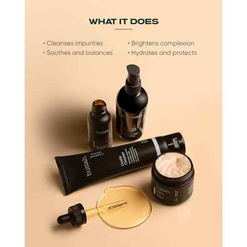 Buttah Skin Supreme Kit for Melanin Rich Skin | CocoShea Revitalizing Cream 2 oz | Vitamin C Serum 1 oz | Cleanser 3.4 oz | Rosewater Toner 3.4 oz | Black Owned Skincare