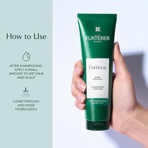Ren? Furterer Forticea Strengthening Conditioner, Strengthen and Fortify Hair, Guarana Extract & Rosemary Oil16.9 fl oz.