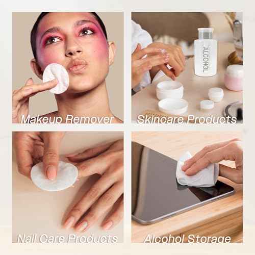 9oz Gray with Word Imprint Push Down Pump Dispenser Empty Refillerable Bottle with Flip Top Cap - for Nail Polish, Travel, Cosmetics Packaging