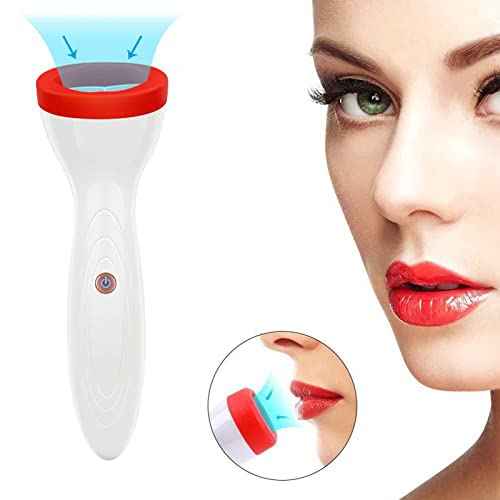 Lip Plumper Tool, Electric Lip Plumper, Lip Plumper Device, Lip Enhancer Plumper Tool, Lip Suction Plumper, Lips Lines, Lip Beauty Tool, Electric Lip Enhancer, 3.7V 450mAh(White)