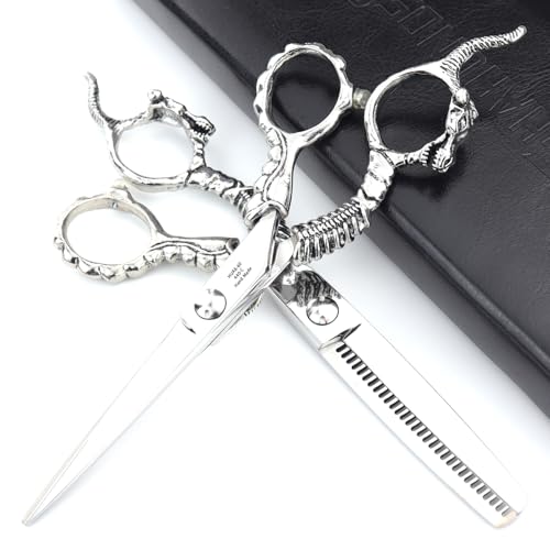 6-inch professional hair scissors set, stainless steel handle, scissors