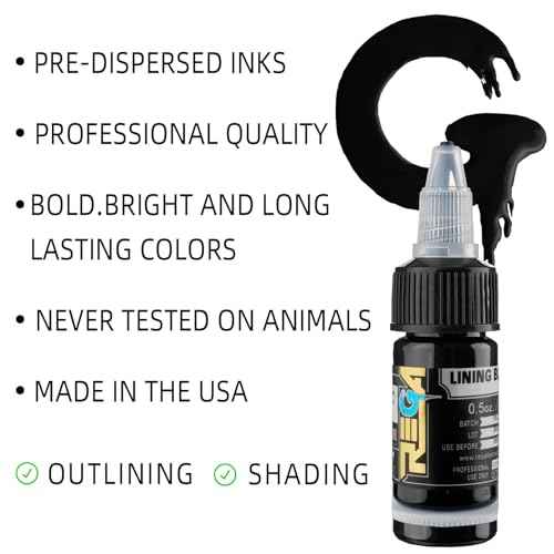 Knight2Pro Tattoo Gun Kit, Professional Tattoo Gun, 8H-Work No Overheating Tattoo Pen, USA Black Ink for Lining Shading, 32* Top-Notch 316 Cartridge Needles, Direct Skin Tattooing Professionals