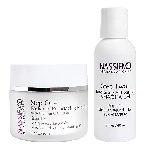 NassifMD Micro-Spa Vitamin C Skin Peel ? AHA BHA Exfoliant with Salicylic Acid
