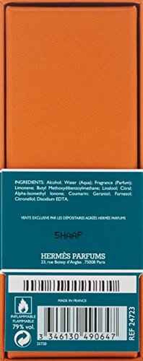 Concentre d'Orange Verte by Hermes 1.6 oz Eau de Toilette Spray Refillable
