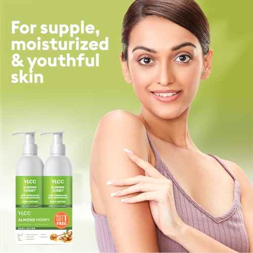 VLCC Almond Honey Body Lotion | with Deep Nourishing & Skin Enhancing Properties | Gives Supple, Moisturized, & Youthful Skin | 11.83 Fl Oz/350 ml (Pack of 2)