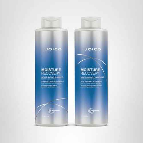 Joico Moisture Recovery Moisturizing Shampoo & Conditioner | For Thick, Coarse, Dry Hair | Restore Moisture, Smoothness, Strength, & Elasticity | Reduce Breakage | With Jojoba Oil & Shea Butter