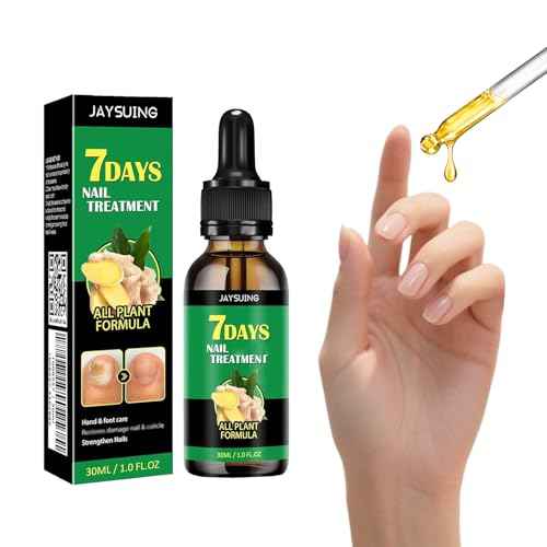1 Pcs 7 Days Ginger Nail Treatment Nail Serum, Ginger Cuticle Care Oil for Nails, GingerNail Care Essential Oil for Strengthen & Promote Nails Growth