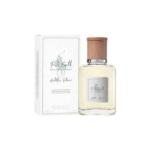 RALPH LAUREN FRAGRANCES Polo Earth - Antilles Vetiver - Eau de Toilette - Citrus & Woody - With Notes of Bergamot, Sage, and Vanilla - 1.35 Fl Oz