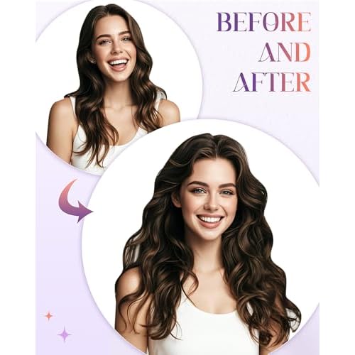 LaaVoo Weft Hair Extensions Human Hair 20 Inch Sew in Hair Extensions Gloden Brown Highlights Light Blonde Hair Human Hair Weft Extensions Long Straight 100g