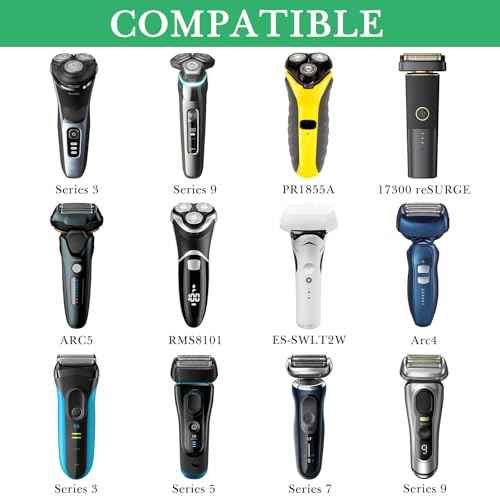 Linkidea Electric Razor Holder Wall Mount, Razor Hanger, Stainless Steel Electric Shaver Bathroom Holder Compatible with Philips Shaver 2400, Norelco Series 9, Series 7 (Silver)