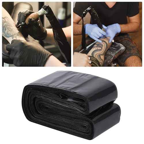 300PCS Clip Cord Covers,Disposable Hygiene Tattoo Clip Cord Covers for Tattoo,2¡¿32in Tattoo Clip Cord Covers, For Tattoo Machine Bags Tattoo Supplies Tattoo Accessories. (black)