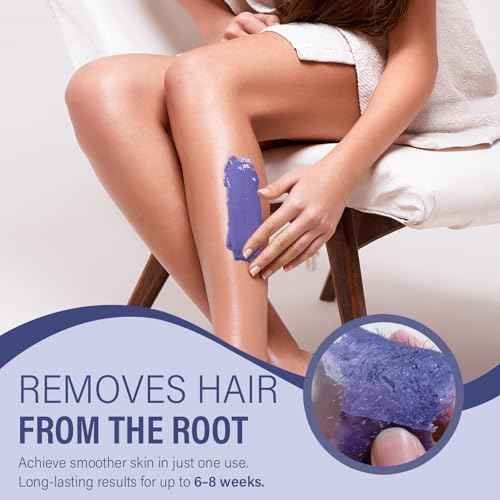 KeShi Waxing Kit, Painless Hair Removal Wax Warmer with 6 Bags Hard WaxBeans for Full Body, Legs, Face, Eyebrows & Bikini? Ideal for Both Women & Men