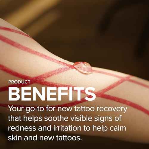 Tattoo Aftercare Soothing Gel & Moisturizer As Seen on Shark Tank - Premium Tattoo Supplies for New Tattoo Care, Anti-Itch - Tattoo Care Gel Made with Clean Ingredients