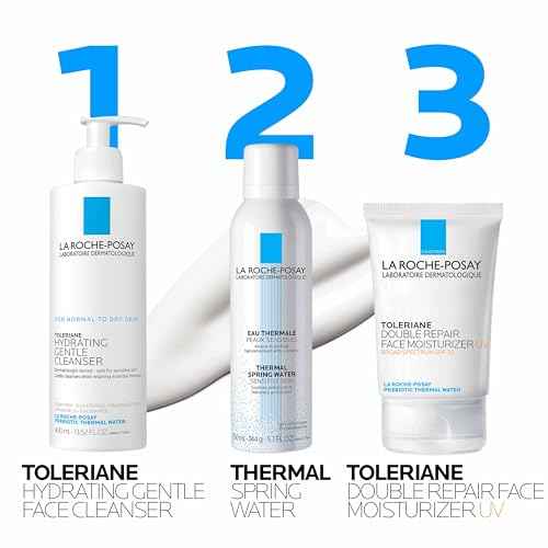 La Roche-Posay Toleriane Double Repair UV SPF Moisturizer for Face, Daily Facial Moisturizer with Sunscreen SPF 30, Niacinamide and Glycerin, Oil Free, Moisturizing Sun Protection