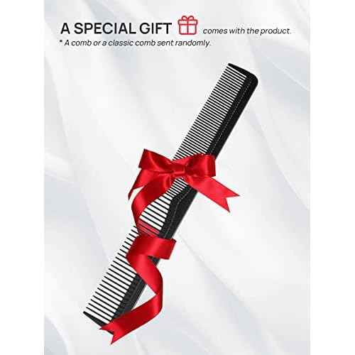 OMIRO Hand Mirror, Black Handheld Mirror with Handle, 6.6" W x 9.2" L