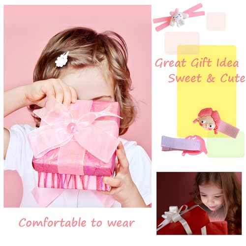 62PCS Hair Accessories Set for Girls: Toddler Barrettes, Flowers, Rainbow Candy, Fruits - Cute Clips and Pins (Style 4)