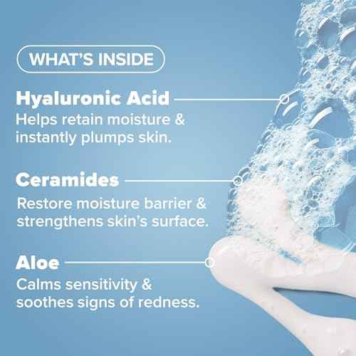 Paula's Choice RESIST Perfectly Balanced Foaming Facial Cleanser, Face Cleanser with Hyaluronic Acid & Aloe, Anti-Aging Face Wash, Large Pores & Oily Skin, Fragrance-Free, 6.4 Fl Oz