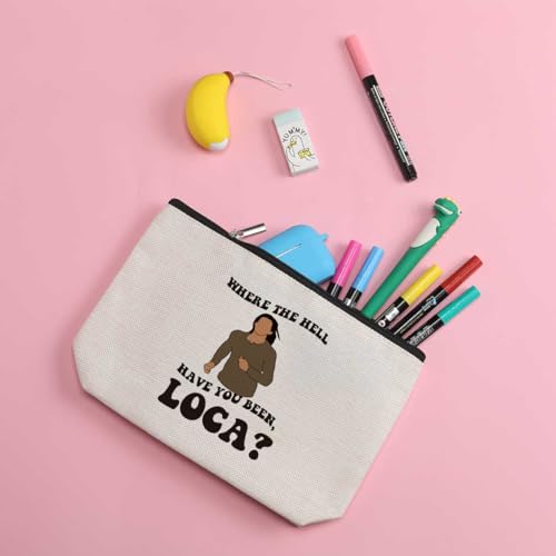 ZHAMEN N Funny Twilight Merch Makeup Bag Where The Hell Have You Been Inspired Twilight Gifts TV Show Merchandise for Women Fans Teens Girls Daughter Friends Her Nurse Graduation Birthday Friendship