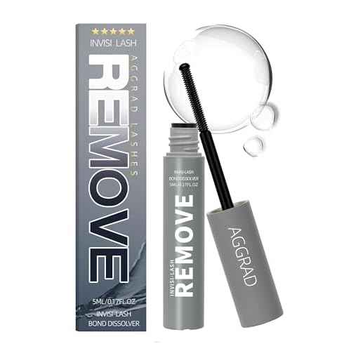 Lash Glue Remover for Lash Extensions Clusters Eyelash Adhesive Remover Gel Bond Remover for Lash Clusters - 5ML Effectively Low Irritation Gentle Formula Eyelash Glue Remover for Sensitive Eyes