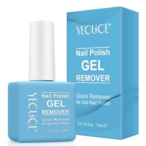 Gel Nail Polish Remover, Gel Polish Remover for Nails, No Need for Foil, Quick & Easy Polish Remover In 3-5 Minutes, No Need Soaking Or Wrapping-15ml