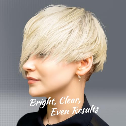 Hair Bleach Kit, Hair Lightener for Dark Hair, Color-Freedom Cream with Hair Mask, Protect & Repair While Lightening, Lifts up to 8 Shades, Complete kit with Tint Bowl, Brush, Gloves & Cap